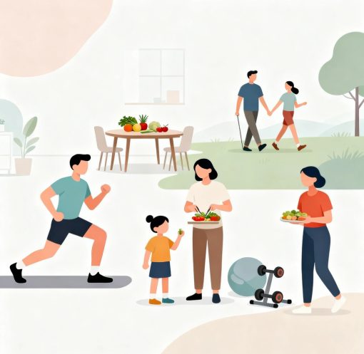 Cómo mantener un estilo de vida saludable para toda la familia