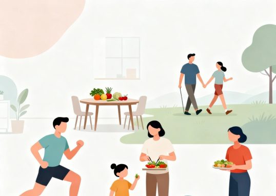 Cómo mantener un estilo de vida saludable para toda la familia