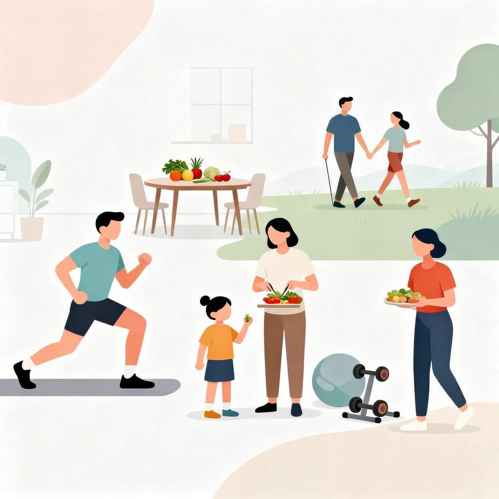 Cómo mantener un estilo de vida saludable para toda la familia